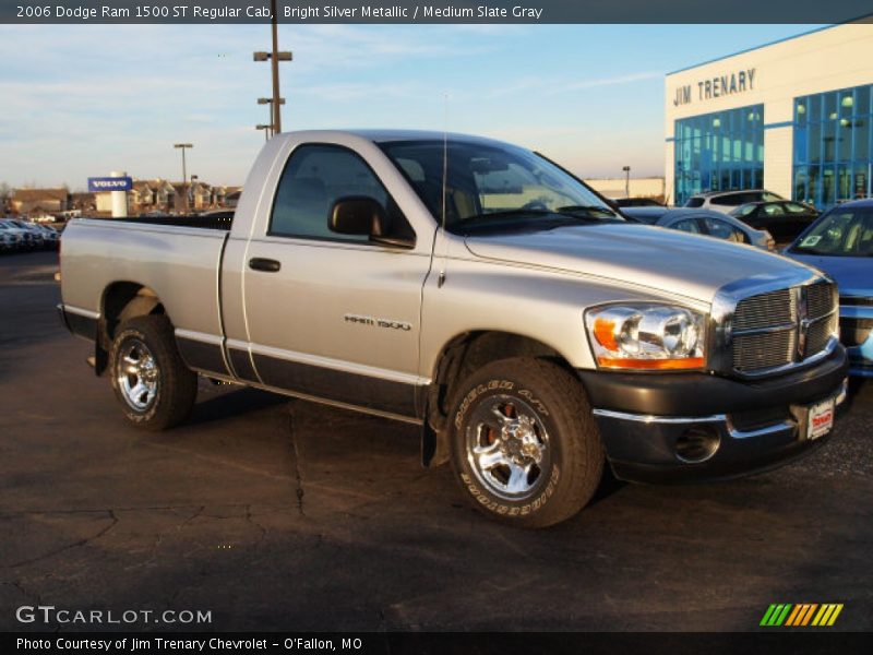 Bright Silver Metallic / Medium Slate Gray 2006 Dodge Ram 1500 ST Regular Cab