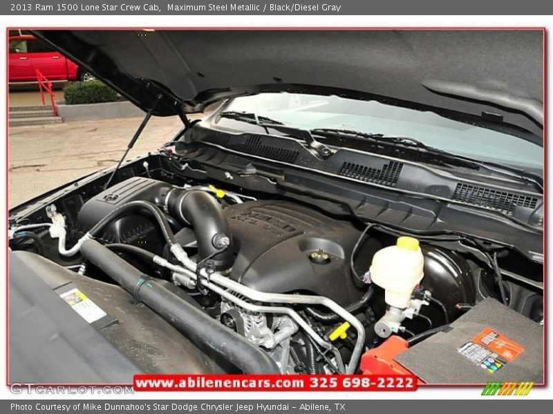 Maximum Steel Metallic / Black/Diesel Gray 2013 Ram 1500 Lone Star Crew Cab
