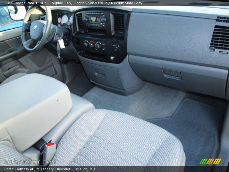 Bright Silver Metallic / Medium Slate Gray 2006 Dodge Ram 1500 ST Regular Cab