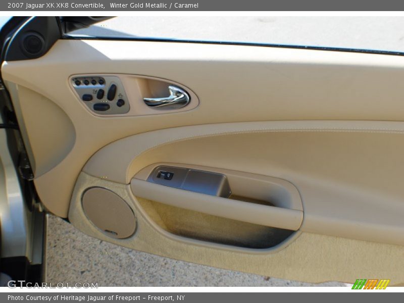 Winter Gold Metallic / Caramel 2007 Jaguar XK XK8 Convertible