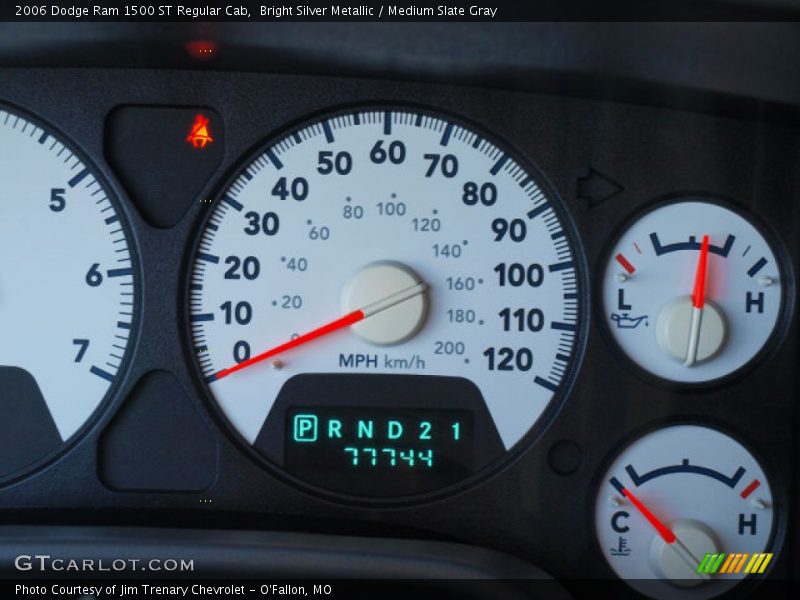 Bright Silver Metallic / Medium Slate Gray 2006 Dodge Ram 1500 ST Regular Cab