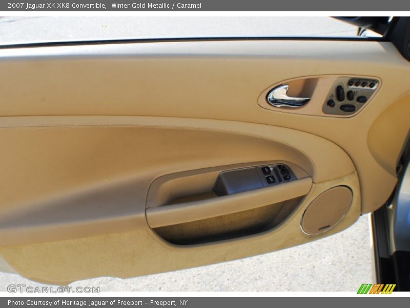 Winter Gold Metallic / Caramel 2007 Jaguar XK XK8 Convertible