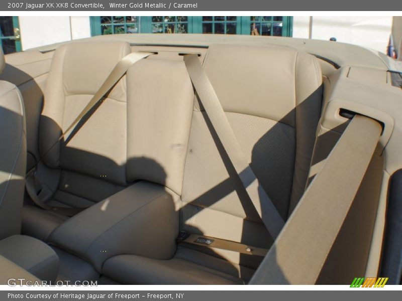 Winter Gold Metallic / Caramel 2007 Jaguar XK XK8 Convertible