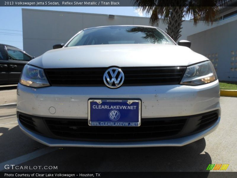 Reflex Silver Metallic / Titan Black 2013 Volkswagen Jetta S Sedan