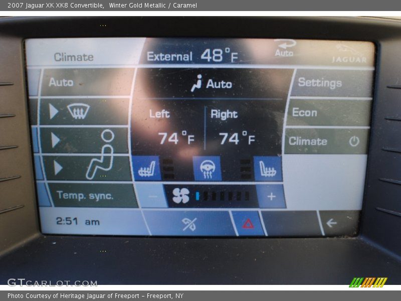 Winter Gold Metallic / Caramel 2007 Jaguar XK XK8 Convertible