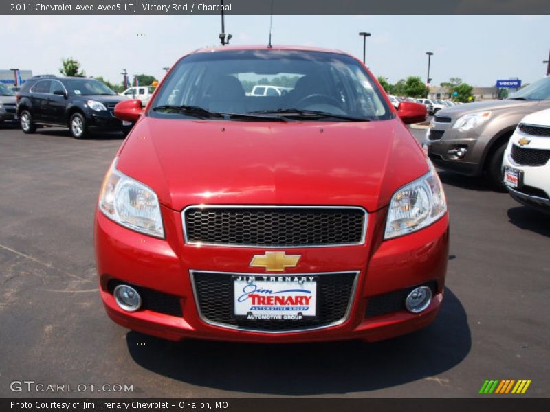 Victory Red / Charcoal 2011 Chevrolet Aveo Aveo5 LT
