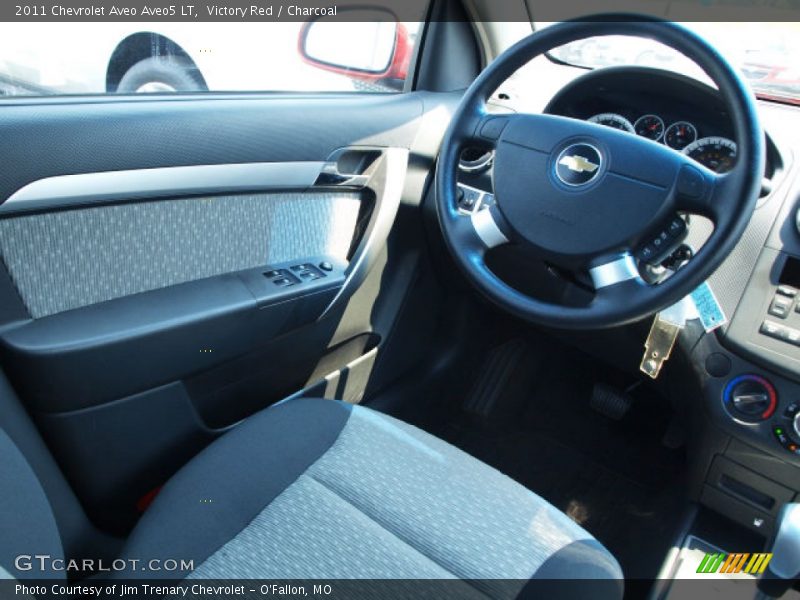 Victory Red / Charcoal 2011 Chevrolet Aveo Aveo5 LT