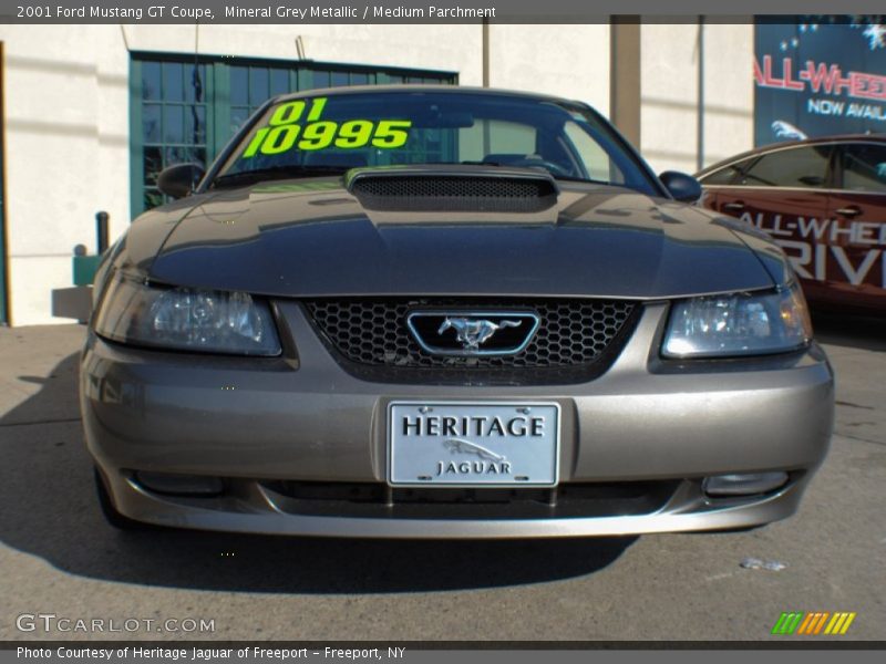 Mineral Grey Metallic / Medium Parchment 2001 Ford Mustang GT Coupe