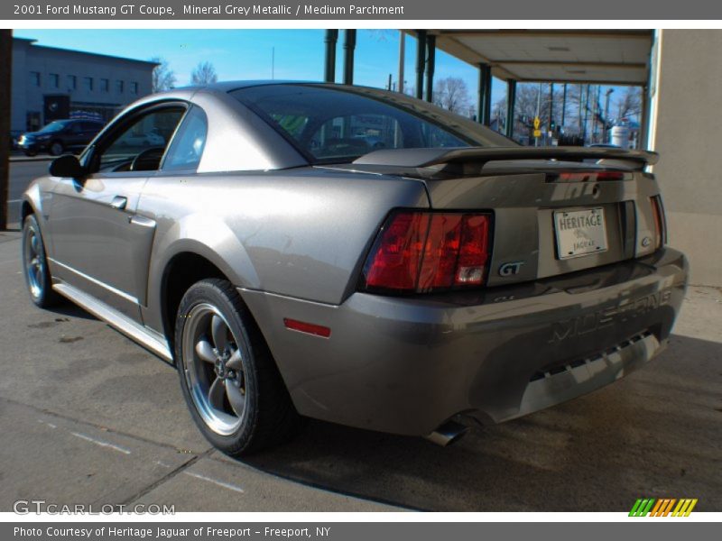 Mineral Grey Metallic / Medium Parchment 2001 Ford Mustang GT Coupe