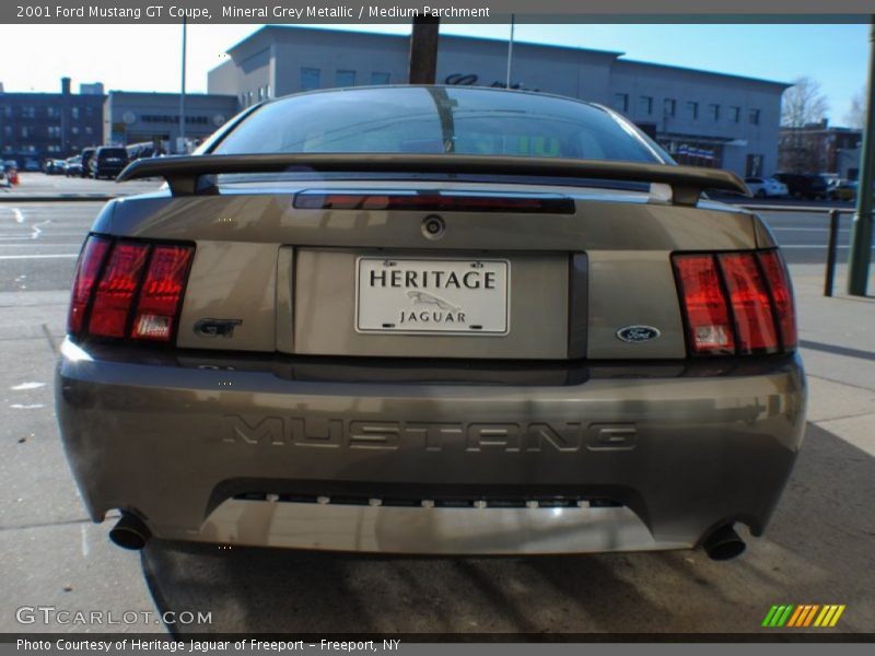 Mineral Grey Metallic / Medium Parchment 2001 Ford Mustang GT Coupe