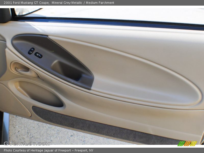 Mineral Grey Metallic / Medium Parchment 2001 Ford Mustang GT Coupe