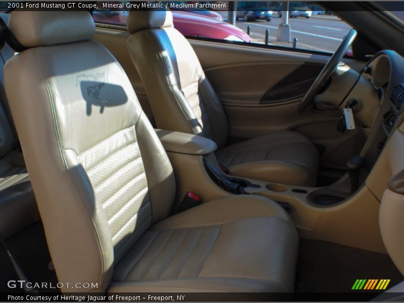 Mineral Grey Metallic / Medium Parchment 2001 Ford Mustang GT Coupe