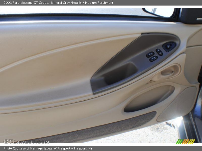 Mineral Grey Metallic / Medium Parchment 2001 Ford Mustang GT Coupe