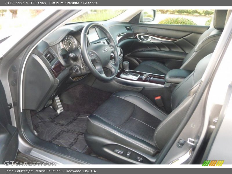 Graphite Interior - 2012 M 37 Sedan 