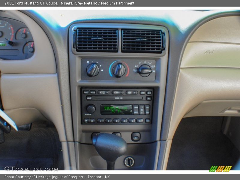 Mineral Grey Metallic / Medium Parchment 2001 Ford Mustang GT Coupe