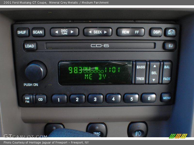 Mineral Grey Metallic / Medium Parchment 2001 Ford Mustang GT Coupe