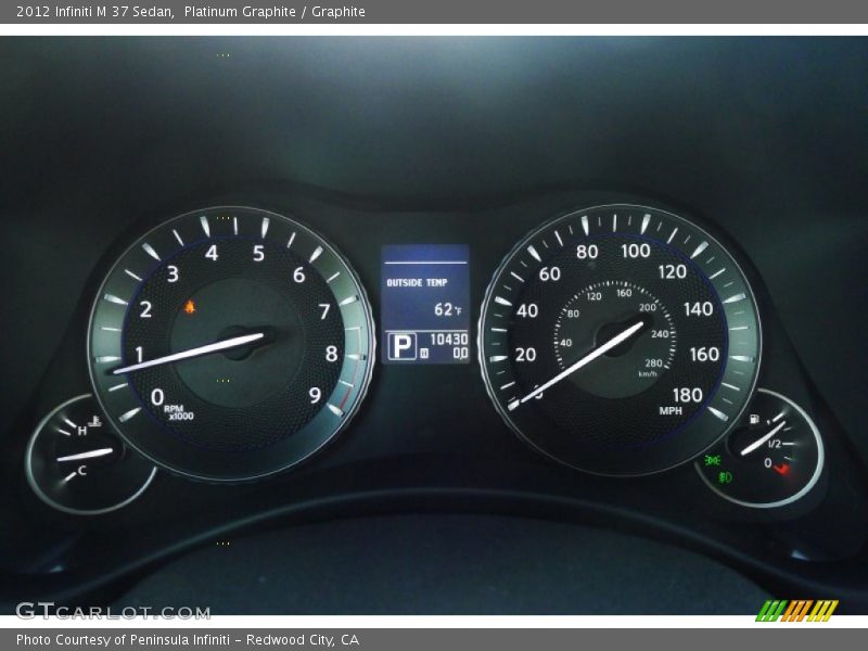  2012 M 37 Sedan 37 Sedan Gauges