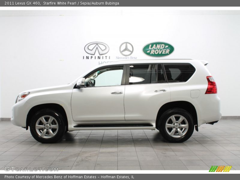 Starfire White Pearl / Sepia/Auburn Bubinga 2011 Lexus GX 460