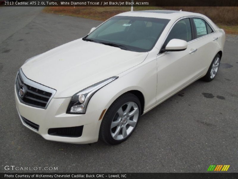 White Diamond Tricoat / Jet Black/Jet Black Accents 2013 Cadillac ATS 2.0L Turbo