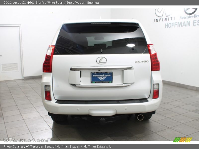 Starfire White Pearl / Sepia/Auburn Bubinga 2011 Lexus GX 460