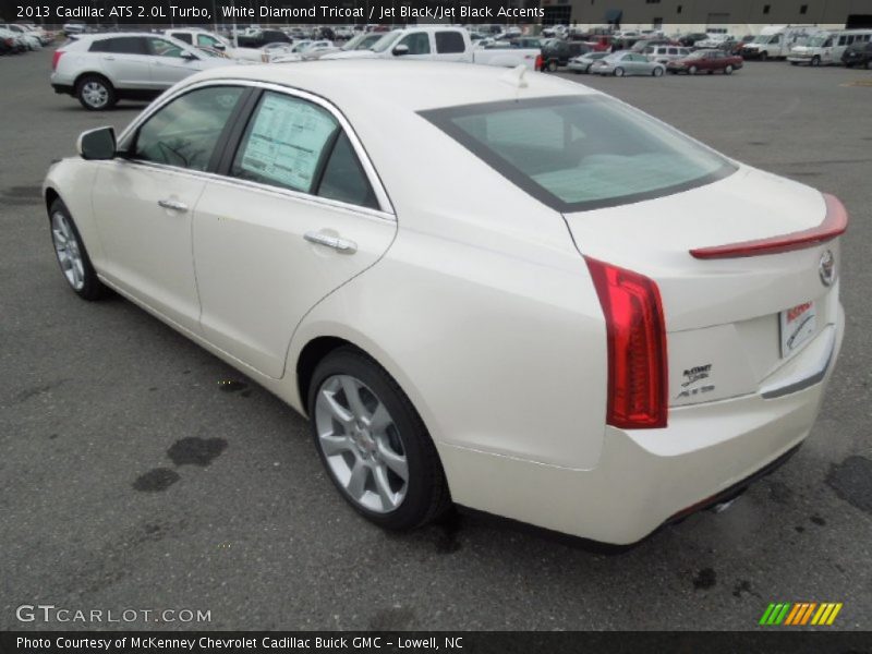 White Diamond Tricoat / Jet Black/Jet Black Accents 2013 Cadillac ATS 2.0L Turbo