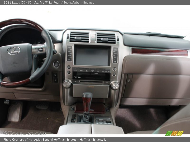 Starfire White Pearl / Sepia/Auburn Bubinga 2011 Lexus GX 460