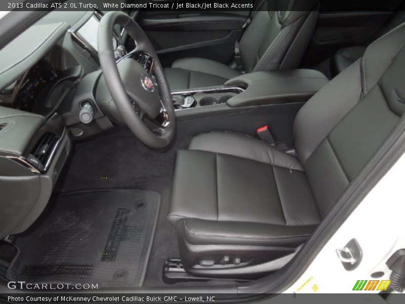White Diamond Tricoat / Jet Black/Jet Black Accents 2013 Cadillac ATS 2.0L Turbo