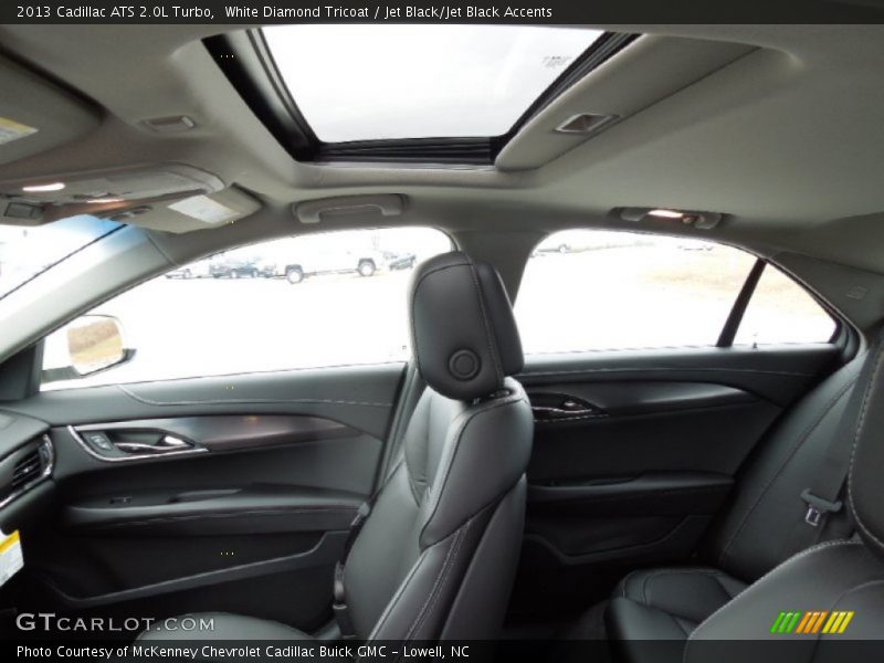 White Diamond Tricoat / Jet Black/Jet Black Accents 2013 Cadillac ATS 2.0L Turbo
