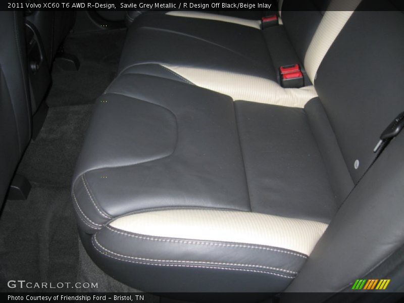 Rear Seat of 2011 XC60 T6 AWD R-Design