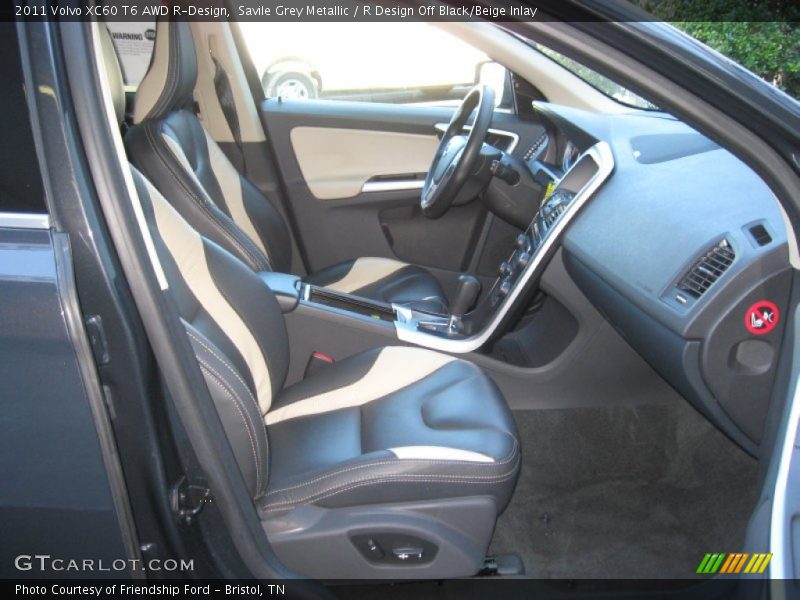  2011 XC60 T6 AWD R-Design R Design Off Black/Beige Inlay Interior