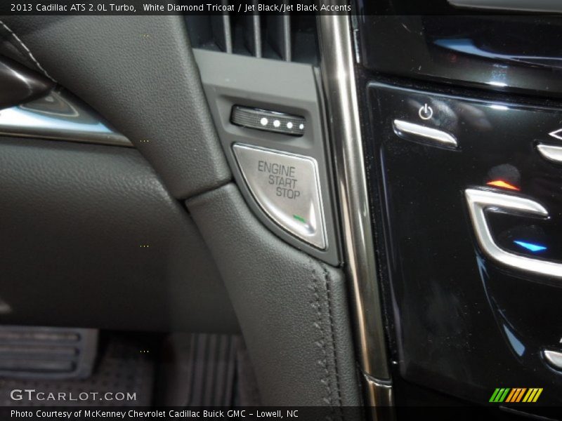White Diamond Tricoat / Jet Black/Jet Black Accents 2013 Cadillac ATS 2.0L Turbo