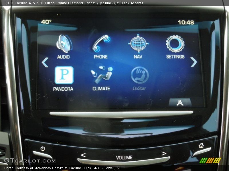 White Diamond Tricoat / Jet Black/Jet Black Accents 2013 Cadillac ATS 2.0L Turbo