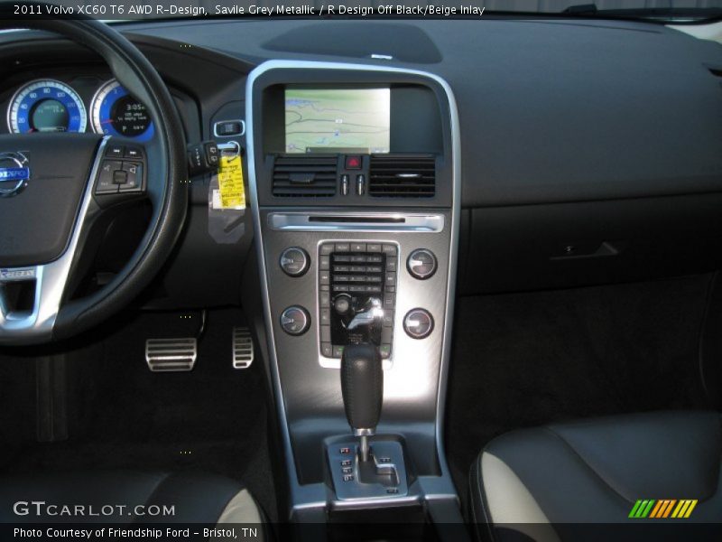Savile Grey Metallic / R Design Off Black/Beige Inlay 2011 Volvo XC60 T6 AWD R-Design