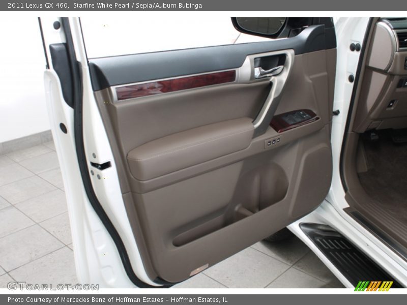 Starfire White Pearl / Sepia/Auburn Bubinga 2011 Lexus GX 460