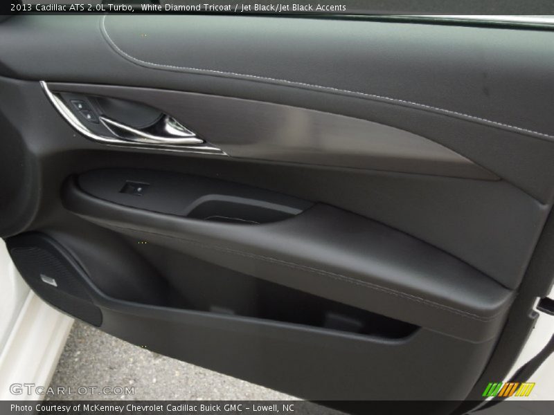 White Diamond Tricoat / Jet Black/Jet Black Accents 2013 Cadillac ATS 2.0L Turbo