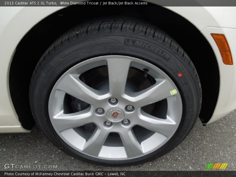White Diamond Tricoat / Jet Black/Jet Black Accents 2013 Cadillac ATS 2.0L Turbo