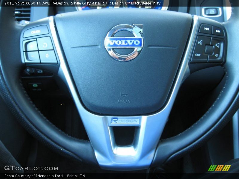  2011 XC60 T6 AWD R-Design Steering Wheel