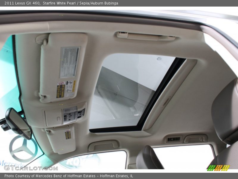 Starfire White Pearl / Sepia/Auburn Bubinga 2011 Lexus GX 460