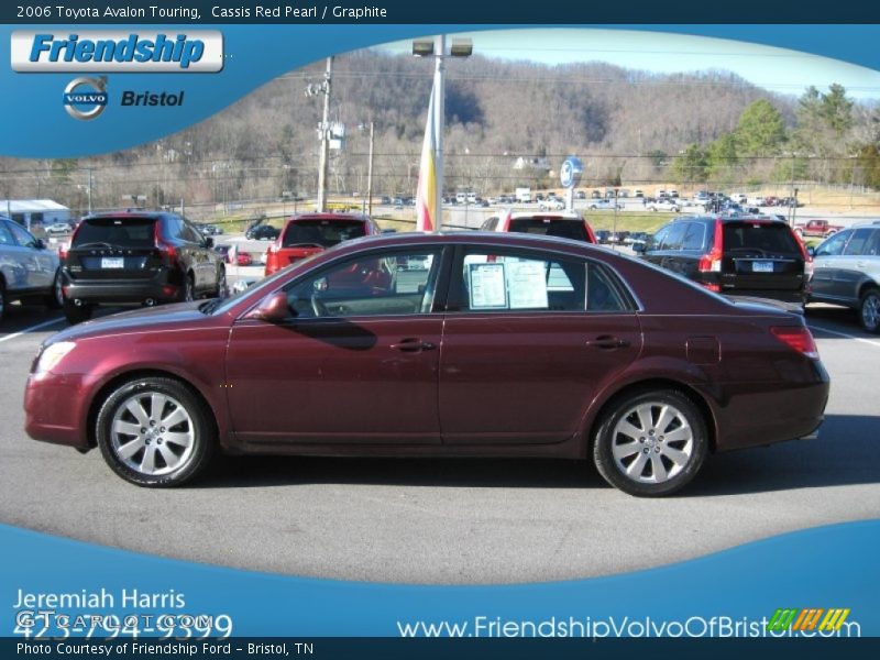 Cassis Red Pearl / Graphite 2006 Toyota Avalon Touring