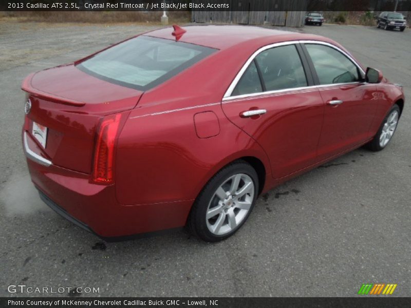 Crystal Red Tintcoat / Jet Black/Jet Black Accents 2013 Cadillac ATS 2.5L