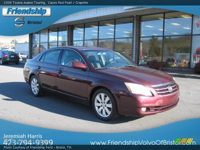 Cassis Red Pearl / Graphite 2006 Toyota Avalon Touring