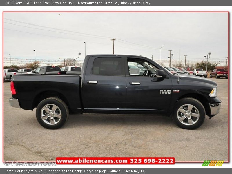 Maximum Steel Metallic / Black/Diesel Gray 2013 Ram 1500 Lone Star Crew Cab 4x4