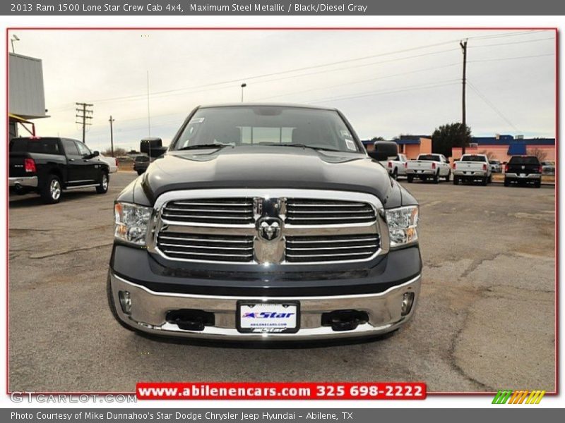 Maximum Steel Metallic / Black/Diesel Gray 2013 Ram 1500 Lone Star Crew Cab 4x4