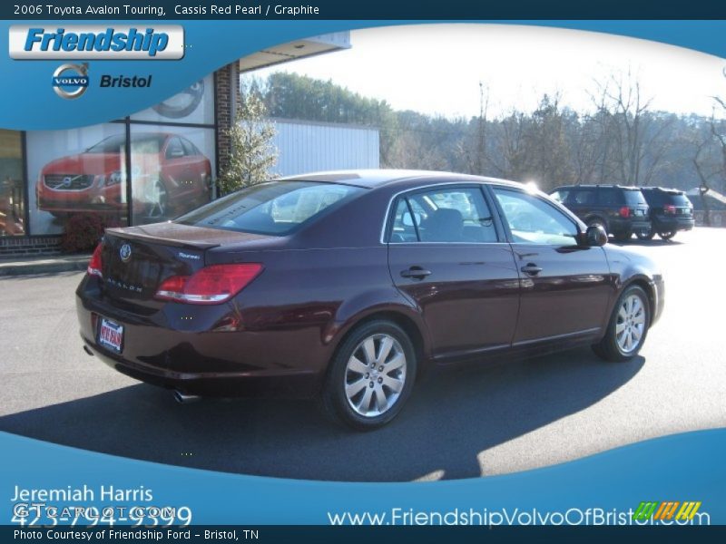 Cassis Red Pearl / Graphite 2006 Toyota Avalon Touring