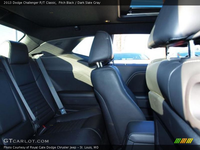 Pitch Black / Dark Slate Gray 2013 Dodge Challenger R/T Classic