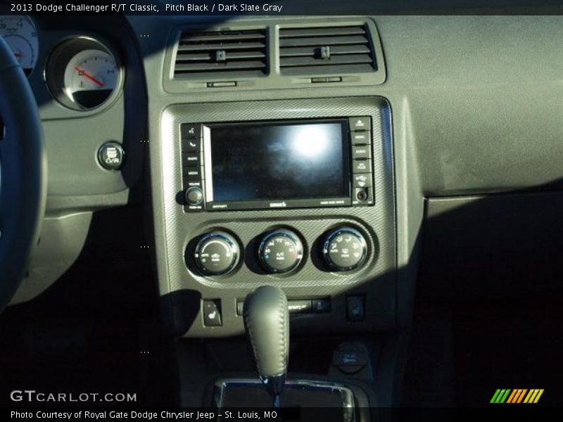 Pitch Black / Dark Slate Gray 2013 Dodge Challenger R/T Classic