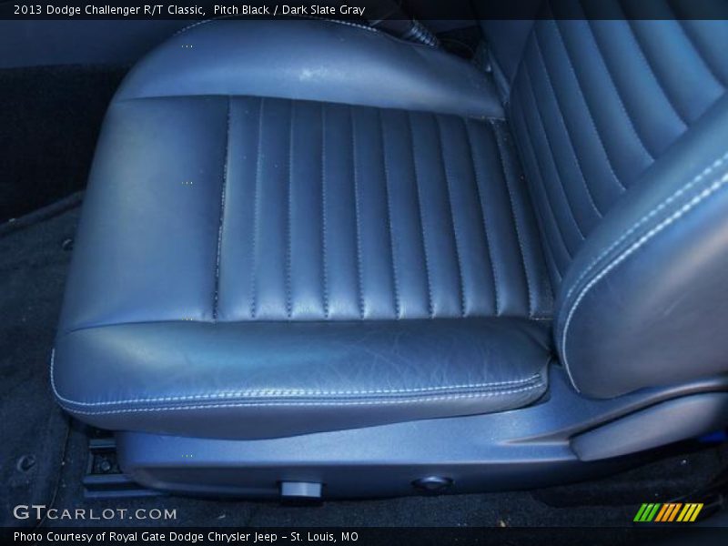 Pitch Black / Dark Slate Gray 2013 Dodge Challenger R/T Classic