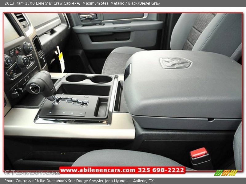 Maximum Steel Metallic / Black/Diesel Gray 2013 Ram 1500 Lone Star Crew Cab 4x4