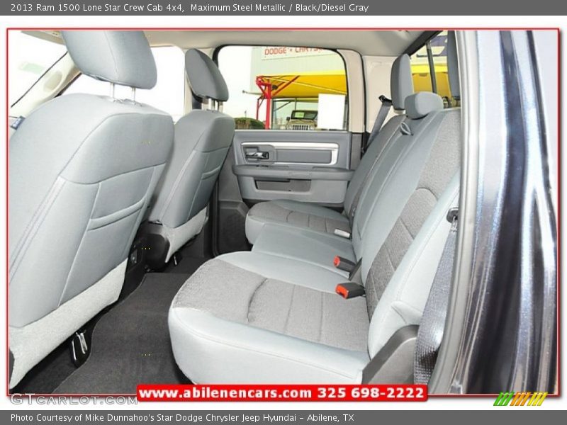 Maximum Steel Metallic / Black/Diesel Gray 2013 Ram 1500 Lone Star Crew Cab 4x4