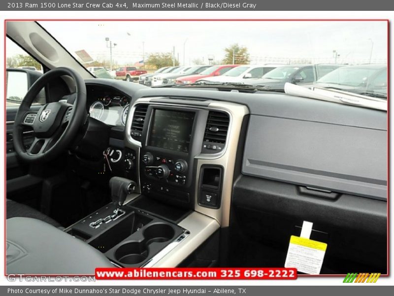 Maximum Steel Metallic / Black/Diesel Gray 2013 Ram 1500 Lone Star Crew Cab 4x4